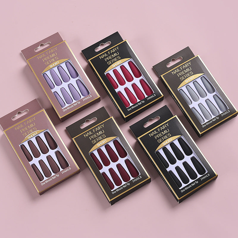Wholesale Long Matte Frosted Ballerina Manicure